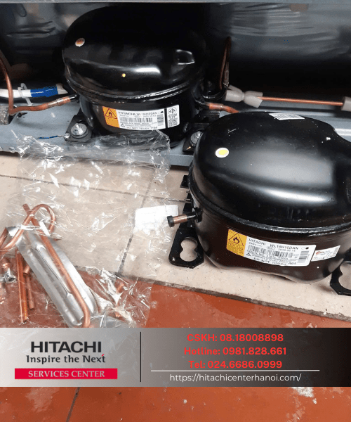 Hitachi Center Hà Nội sửa máy nén khu vực Hoàng Mai