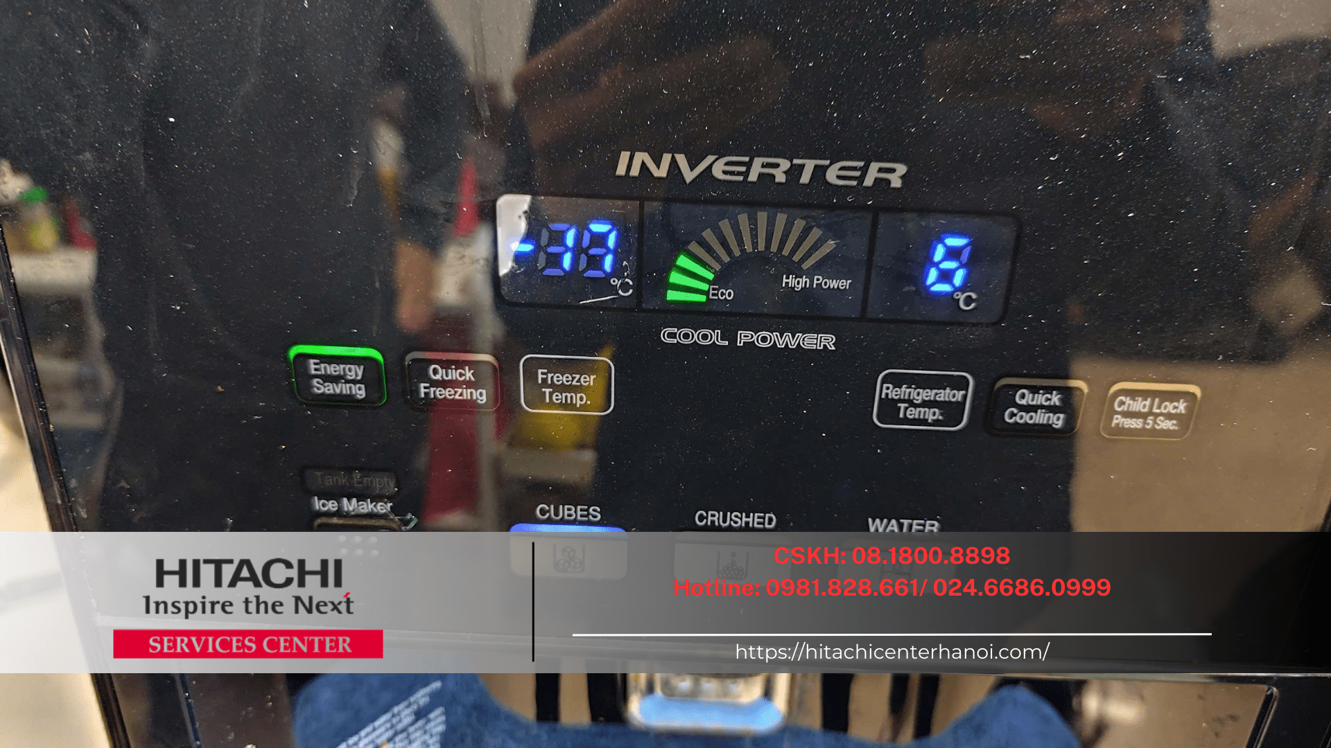 Tủ lạnh Hitachi có thể gặo lỗi F106