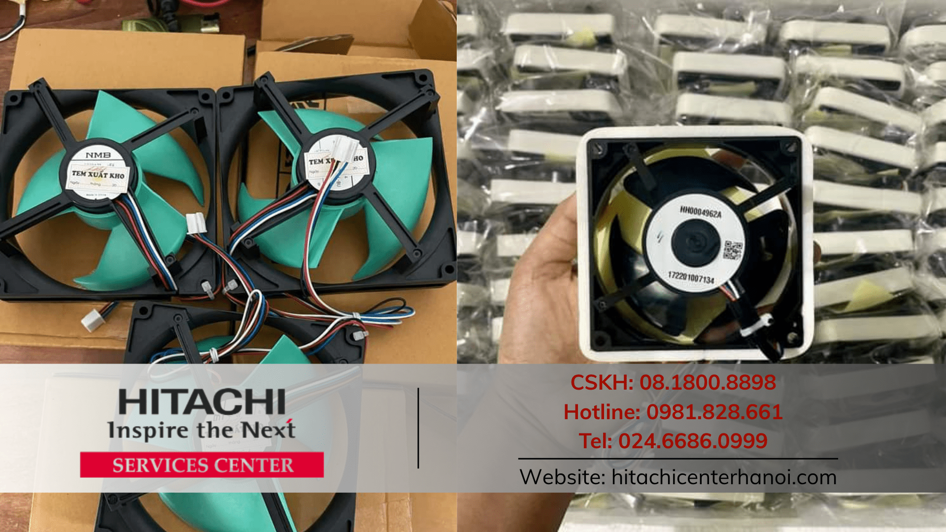 Quạt tủ lạnh Hitachi