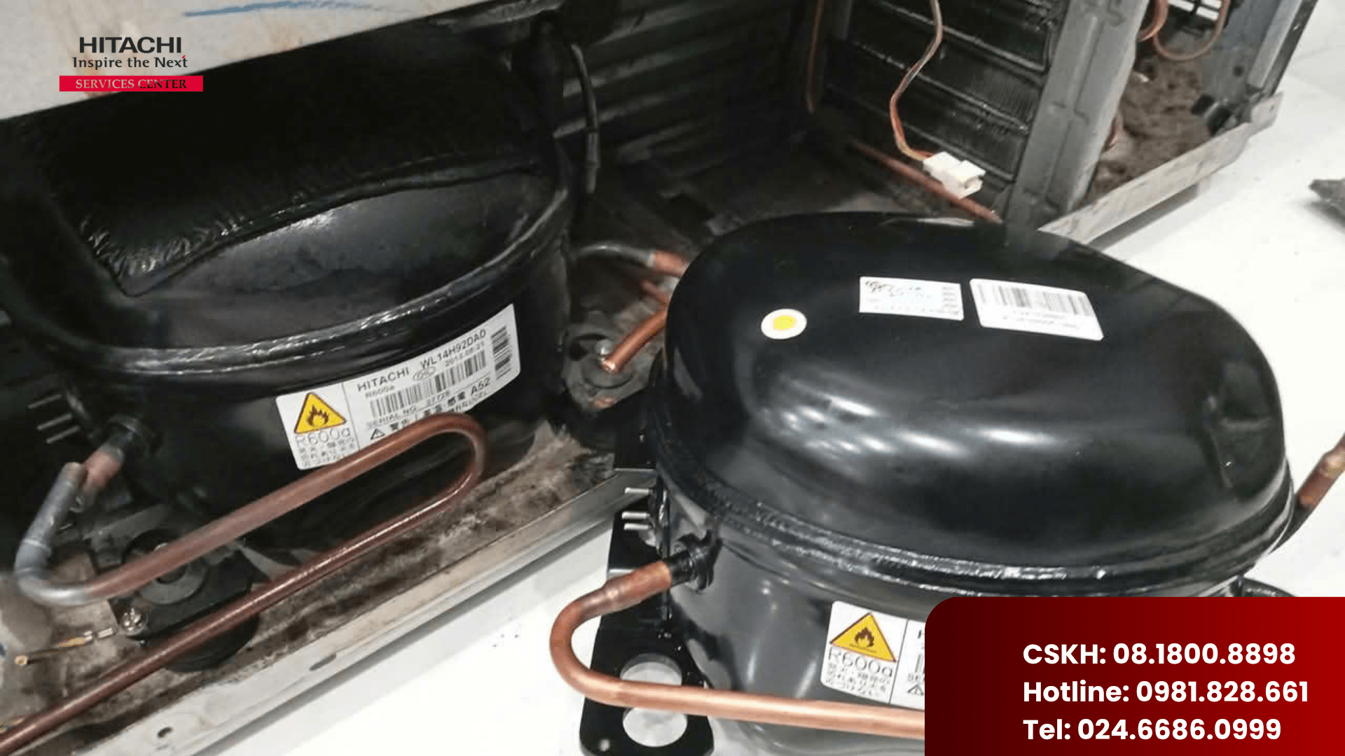 Nguyên nhân lốc tủ lạnh Hitachi inverter bị quá tải (1)