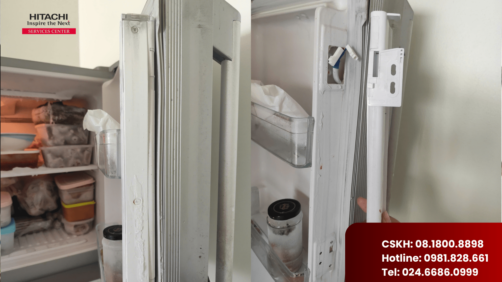 Nguyên nhân lốc tủ lạnh Hitachi inverter bị quá tải (2)